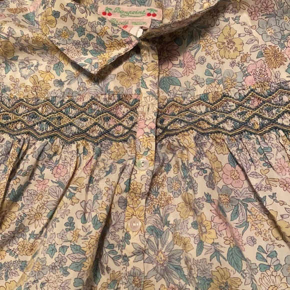 Bonpoint Brodi Main girls blouse top - Picture 2 of 6